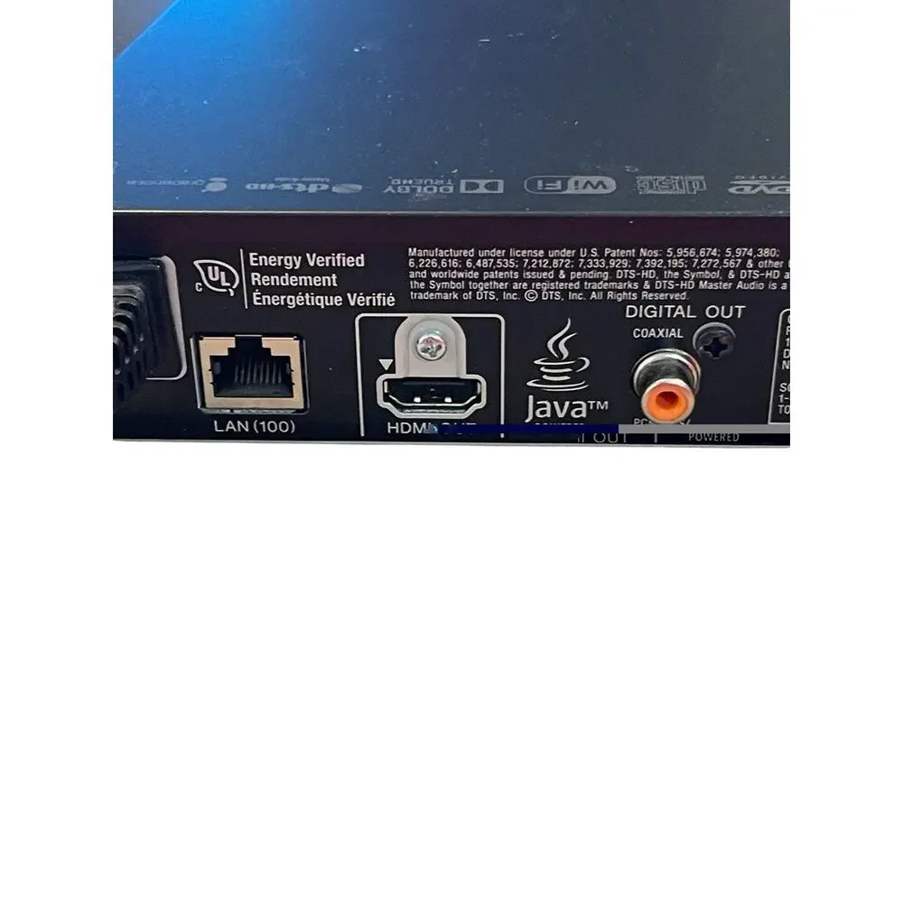 Sony BDP-S3100 Blu-ray DVD Player WiFi Streaming Remote Complete Box w/HDMI